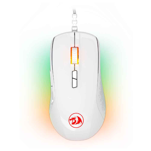 Imagem de MOUSE GAMER REDRAGON STORMRAGE RGB BRANCO M718W-RGB