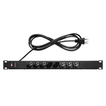 Imagem de FILTRO DE LINHA INTELBRAS 8T EPR 208 + RACK 19" 1U CABO 3M PRETO 4824302