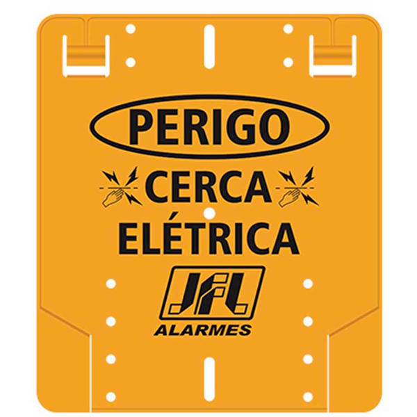 Imagem de PLACA DE ADVERTENCIA P/ CERCA ELETRICA ELETRIFICADOR 25617 JFL