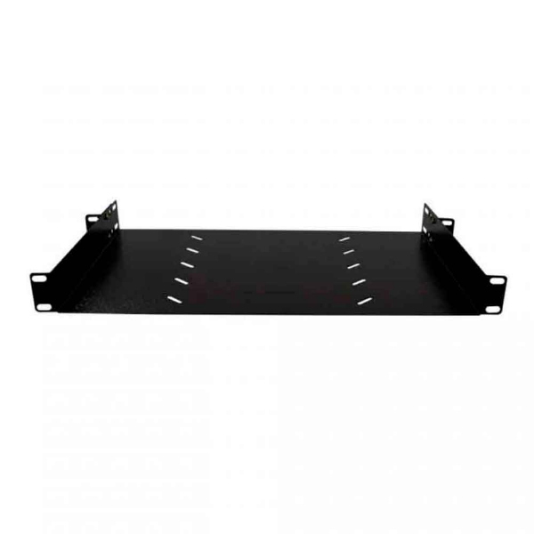 Imagem de BANDEJA FIXA PARA RACK 19 POL X 350MM PRETA 4 PONTOS FIXACAO -  3942 - MAX ELETRON