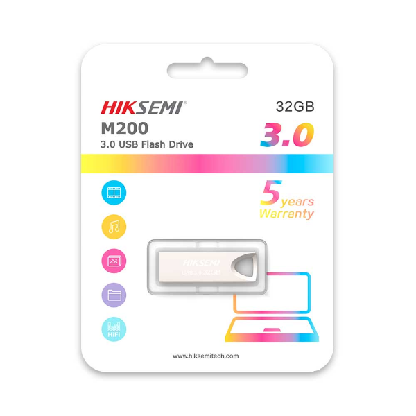 Imagem de PEN DRIVE HIKSEMI M200 32GB USB 3.0 - HS-USB-M200/32G/U3