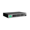 Imagem de SWITCH INTELBRAS 24 PORTAS FAST ETHERNET POE + 2 PORTAS GIGABIT + 1 SFP S1026F-P - 4760059