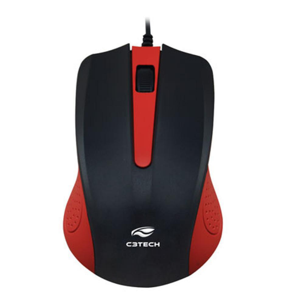 Imagem de MOUSE C3TECH MS-20RD PRETO/VERMELHO USB