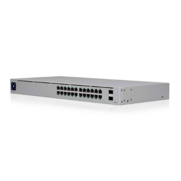 Imagem de SWITCH UBIQUITI GERENCIAVEL 24 PORTAS GIGABIT + 02 SFP GIGA USW-24 RACK