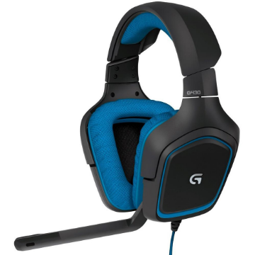 Imagem de FONE DE OUVIDO MIC LOGITECH GAMER G432 7.1 USB/P2 PRETO