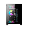 Imagem de GABINETE GAMER LIKETEC KIRRA BLACK RGB COM FAN MICRO ATX PRETO 2033