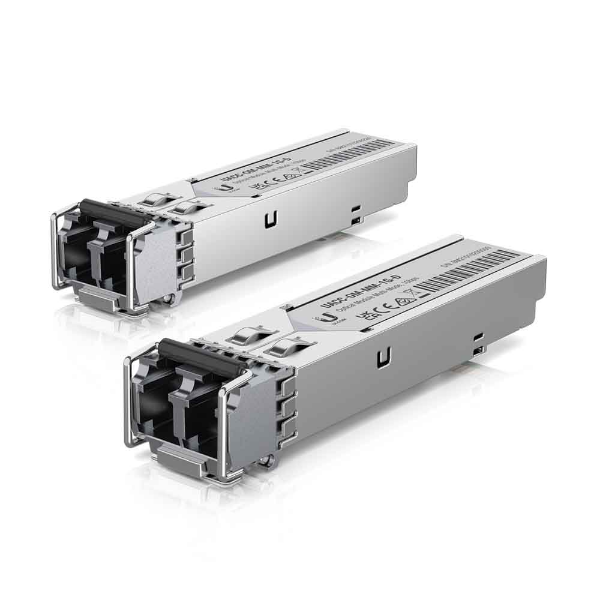 Imagem de MODULO UBIQUITI MINI GBIC/SFP MULTIMODO 2LC 1GBPS/GIGABIT 550M UACC-OM-MM-1G-D-2 (2 - PACK)