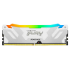 Imagem de MEMORIA KINGSTON FURY RENEGADE RGB 16GB DDR5 6000MHZ 1.35V WHITE DESKTOP - KF560C32RWA-16