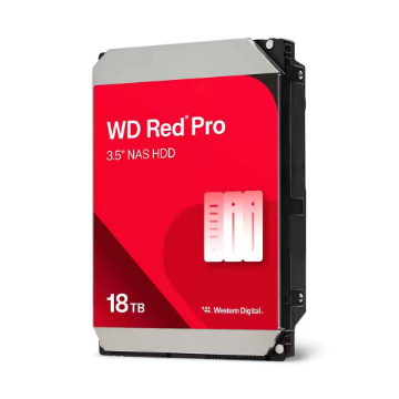 Imagem de HDD WD RED PRO 18 TB NAS PARA SERVIDOR 24X7 - WD181KFGX