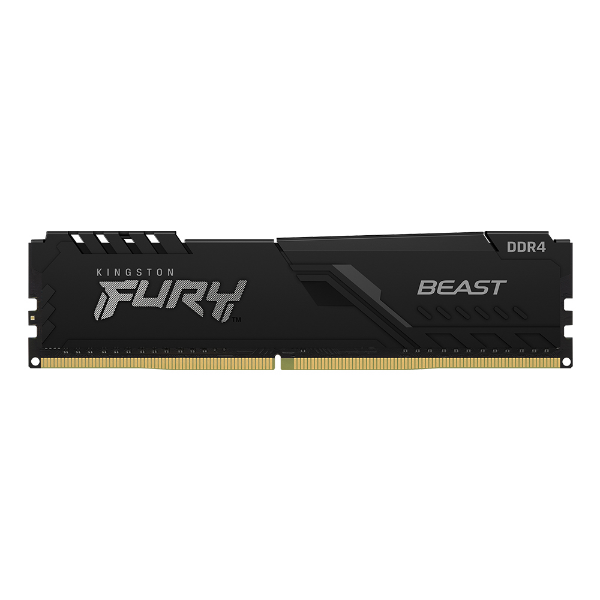 Imagem de MEMORIA KINGSTON FURY BEAST 16GB DDR4 3200MHZ 1.35V BLACK DESKTOP - KF432C16BB/16