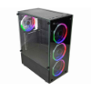 Imagem de GABINETE GAMER K-MEX CG-10W5 ELITE COM COOLERS E PAINEL DE VIDRO PRETO