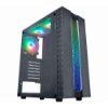 Imagem de GABINETE GAMER K-MEX CG-42TP KRATOS COM PAINEL LED RGB PRETO