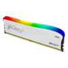 Imagem de MEMORIA KINGSTON FURY BEAST RGB 16GB DDR4 3200MHZ 1.35V WHITE DESKTOP - KF432C16BWA/16