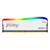 Imagem de MEMORIA KINGSTON FURY BEAST RGB 16GB DDR4 3200MHZ 1.35V WHITE DESKTOP - KF432C16BWA/16