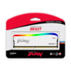 Imagem de MEMORIA KINGSTON FURY BEAST RGB 16GB DDR4 3200MHZ 1.35V WHITE DESKTOP - KF432C16BWA/16