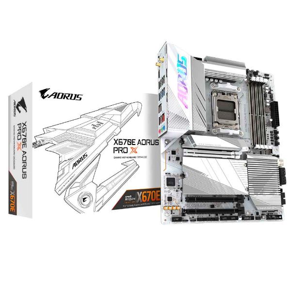 Imagem de PLACA MAE (AMD) GIGABYTE X670E AORUS PRO X 1.2 DDR5 AM5