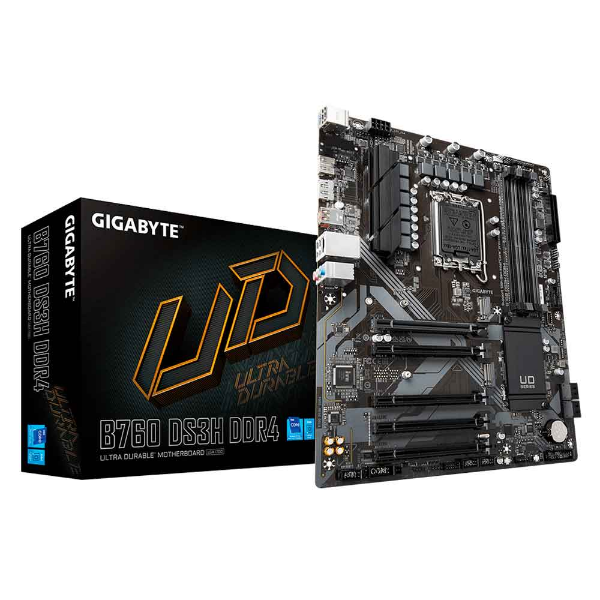 Imagem de PLACA MAE (INTEL) GIGABYTE B760 DS3H DDR4 1.0 LGA1700 12° 13° E 14° GERACAO