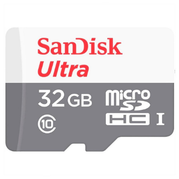 Imagem de CARTAO DE MEMORIA SANDISK MICROSDHC 32GB CLASS 10 + ADAPTADOR- SDSQUNR-032G-GN3MA