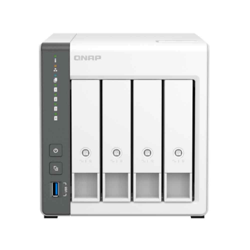 Imagem de STORAGE NAS QNAP 4 BAIAS ARM CORTEX-A55 4 CORE, 2.0GHZ, 4GB, 1x GBE LAN TORRE - TS-433-4G-BR