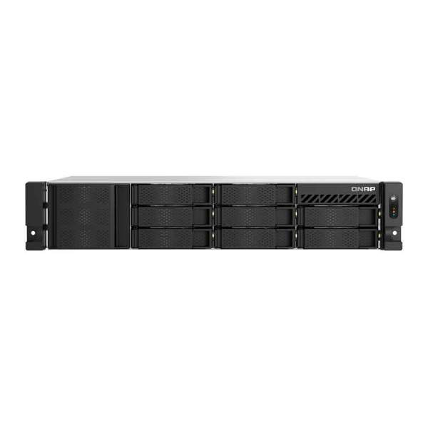 Imagem de STORAGE NAS QNAP 8 BAIAS INTEL ATOM C5125 8 CORE, 2.8GHZ, 8GB, 2x 2.5 GBE, RACK 2U - TS-855EU-8G-BR