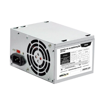 Imagem de FONTE DE ALIMENTACAO BRAZILPC 230W REAL ATX 24 PINOS - BPC-230V1.2