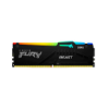 Imagem de MEMORIA KINGSTON FURY BEAST RGB 8GB DDR5 5600MT/s 1.25V BLACK DESKTOP - KF556C40BBA-8