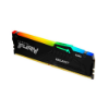 Imagem de MEMORIA KINGSTON FURY BEAST RGB 8GB DDR5 5600MT/s 1.25V BLACK DESKTOP - KF556C40BBA-8