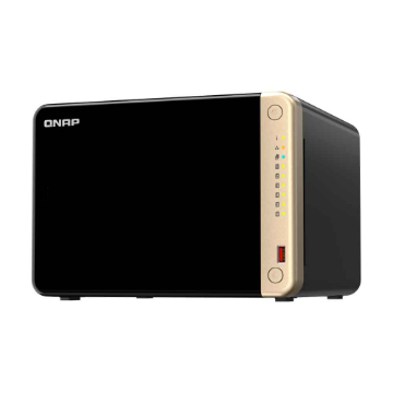 Imagem de STORAGE NAS QNAP 6 BAIAS INTEL CELERON N5095, 2.9GHZ, 4 NUCLEOS, 8GB,2x 2.5 GBE TORRE - TS-664-8G-BR