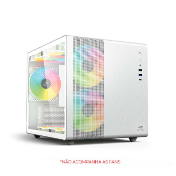 Imagem de GABINETE GAMER C3TECH AQUARIUS MT-G710WH SEM FONTE