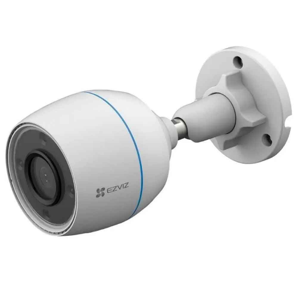 Imagem de CAMERA IP 2MP WIFI EXTERNA 2.8MM DETECCAO DE MOVIMENTO IR30M MIC BID BRANCA C3TN CS-C3TN-A0-1H2WF EZVIZ