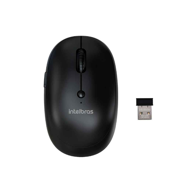 Imagem de MOUSE INTELBRAS MSI100 SEM FIO PRETO - 4290008