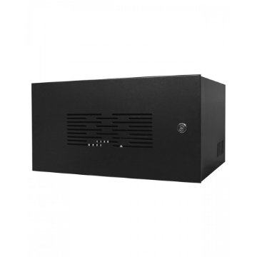 Imagem de MINI RACK MAX ELETRON 19 POL 5U X 350MM PORTA PERFURADA PRETO - 5412 (MONTADO)