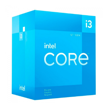 Imagem de PROCESSADOR INTEL CORE I3-12100F 3.3GHz (TURBO 4.3GHz) 12MB CACHE LGA1700 12° GERACAO BX8071512100F