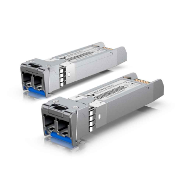 Imagem de MODULO UBIQUITI MINI GBIC/SFP+ MONOMODO  2LC 10GBPS 10KM UACC-OM-SM-10G-D-2 (2 - PACK)