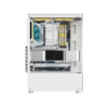 Imagem de GABINETE GAMER LIKETEC HEYDAR SNOW SEM FAN MICRO ATX BRANCO 2087