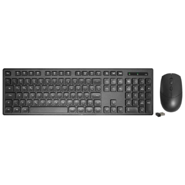 Imagem de KIT MOUSE TECLADO K-MEX KA-6029+MA-A734 SEM FIO PRETO - B2KA60290010B0X