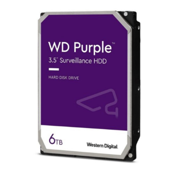 Imagem de HDD WD PURPLE 6 TB PARA SEGURANCA / VIGILANCIA / DVR - WD64PURZ