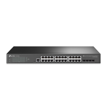 Imagem de SWITCH GERENCIAVEL TP-LINK L2+ 24 PORTAS GIGABIT TL-SG3428 E 4 SLOTS SFP JETSTREAM