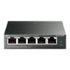 Imagem de SWITCH GIGABIT EASY SMART TP-LINK TL-SG105PE DE 5 PORTAS COM 4 PORTAS POE+