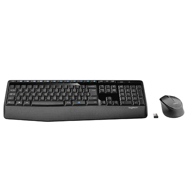 Imagem de KIT MOUSE E TECLADO LOGITECH MK345 SEM FIO PRETO