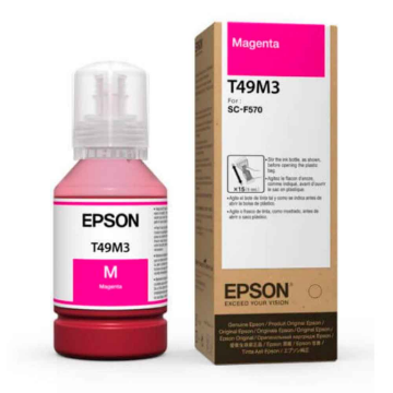 Imagem de TINTA EPSON SUBLIMATICA ULTRACHROME T49M320 MAGENTA 140ML - F170 / F570 / F570H