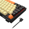 Imagem de TECLADO REDRAGON MECANICO GAMER REDRAGON KITAVA RGB PRETO BEJE E LARANJA SWITCH MARROM K636CLO-RGB