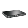 Imagem de SWITCH GERENCIAVEL L2+ TP-LINK COM 24 PORTAS GIGABIT POE+ E 4 SLOTS SFP JETSTREAM