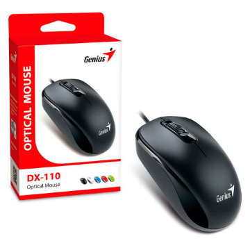 Imagem de MOUSE GENIUS DX-110 OPTICO USB PRETO