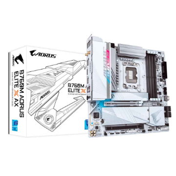 Imagem de PLACA MAE (INTEL) GIGABYTE B760M A ELITE X AX 1.1 DDR5 LGA1700 12° 13° E 14° GERACAO