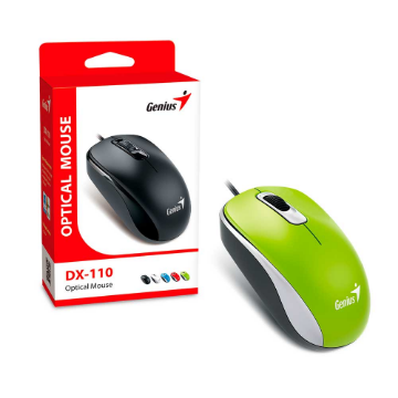 Imagem de MOUSE GENIUS DX-110 OPTICO USB VERDE