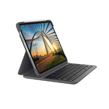 Imagem de CAPA COM TECLADO LOGITECH SLIM FOLIO PRO P/ IPAD 12,9" 3° e 4° PRETO - 920-009703