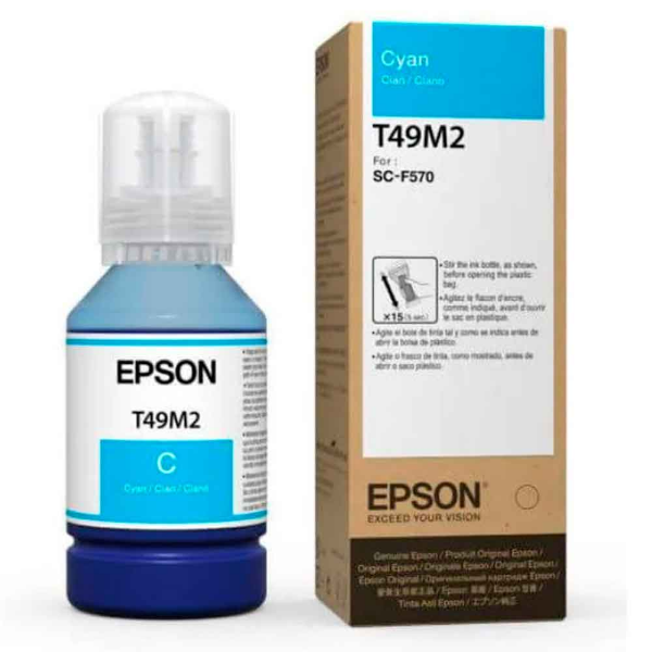 Imagem de TINTA EPSON SUBLIMATICA ULTRACHROME  T49M220 CIANO 140ML - F170 / F570 / F570H