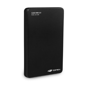 Imagem de GAVETA P/ HDD EXT 2.5" C3TECH CH-200BK USB 2.0 PRETA