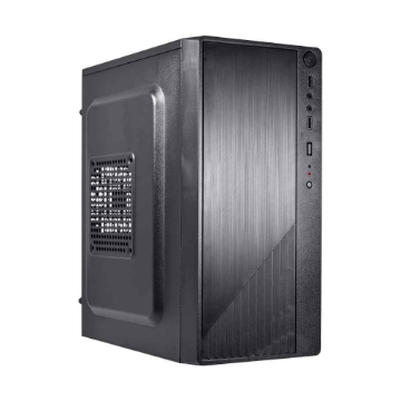 Imagem de GABINETE K-MEX GM-09NX COM FONTE PX300 DNG 200W PRETO ACO GALVANIZADO